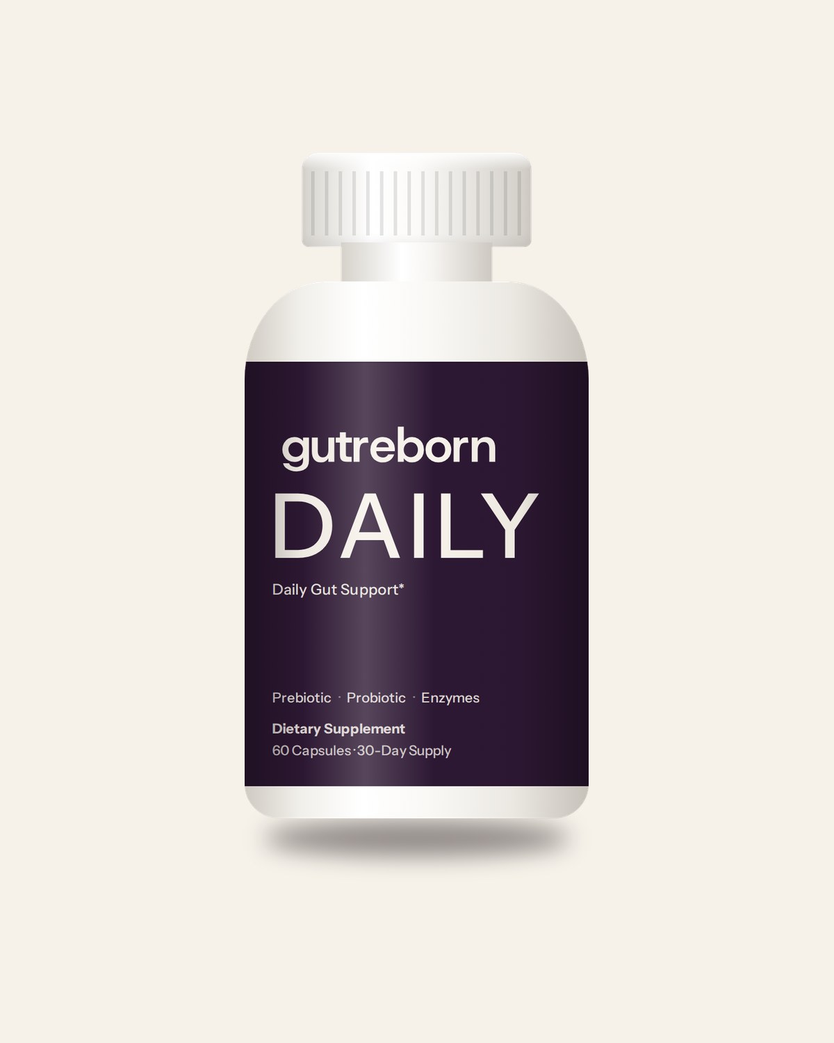 GutReborn Daily — prebiotic, probiotic and enzymes in one bottle